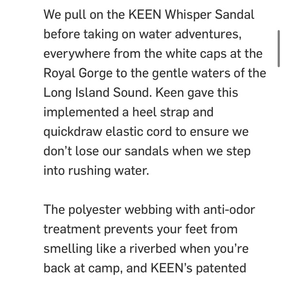 Keen Whisper Sandal smoke blue women’s size 10 EUC - Picture 15 of 16